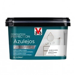Pintura de renovación azulejos blanco algodón 2L