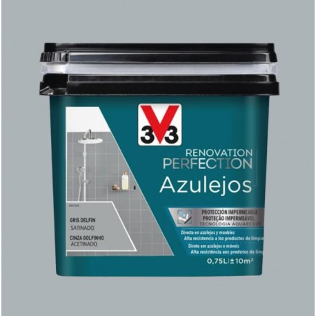 Pintura de renovación azulejos gris delfin 750ml