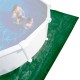 Piscina de acero acabado madera redonda Mauritius Gre altura 132