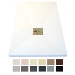Plato de ducha resina Dquarzo colores 90cm