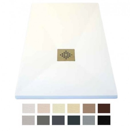 Plato de ducha resina Dquarzo colores 90cm