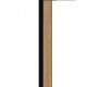 Perfil de terminación revestimiento 5 lamas 288cm