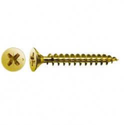 Tornillo cabeza plana yellox 100 UDS Spax