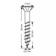 Tornillo TORX universal acero inoxidable A2
