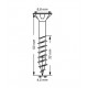 Tornillo TORX universal acero inoxidable A2