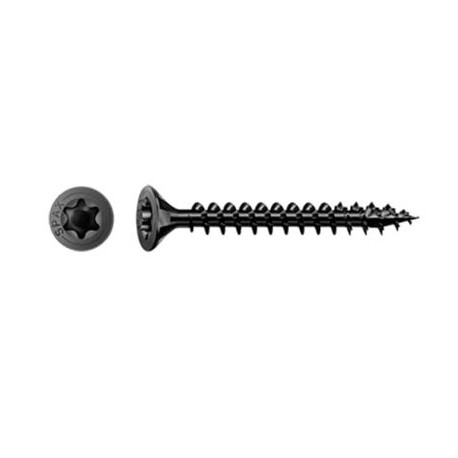 Tornillo universal cabeza plana negro
