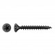 Tornillo universal cabeza plana negro