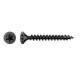 Tornillo universal cabeza plana negro