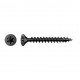 Tornillo universal cabeza plana negro