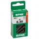 Tornillo universal cabeza plana negro