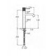 Grifo monomando lavabo alto Flip