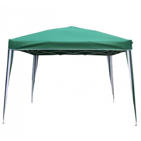 Gazebo plegable verde 3x3m