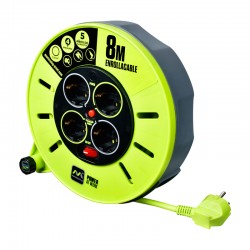 Alargadera 8m profesional 4T 3x1,5mm² 16A