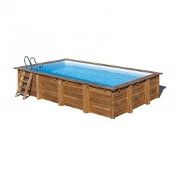 Piscina madera rectangular Evora Sunbay Gre 620x420x133cm
