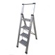 Escalera de aluminio 4 peldaños Rubik