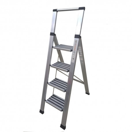 Escalera de aluminio 4 peldaños Rubik