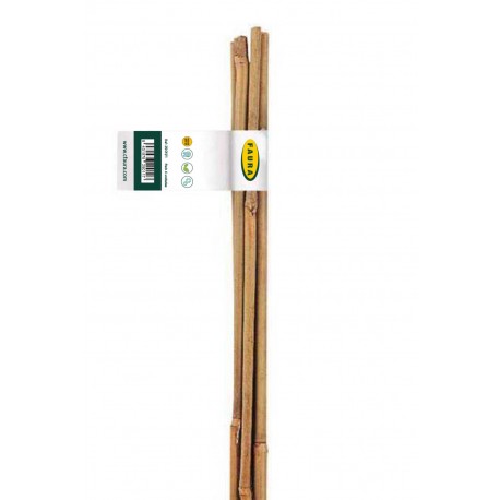 Tutor bambú natural 120cm pack 4 uds