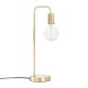 Lámpara sobremesa metal dorado E27 40W Keli