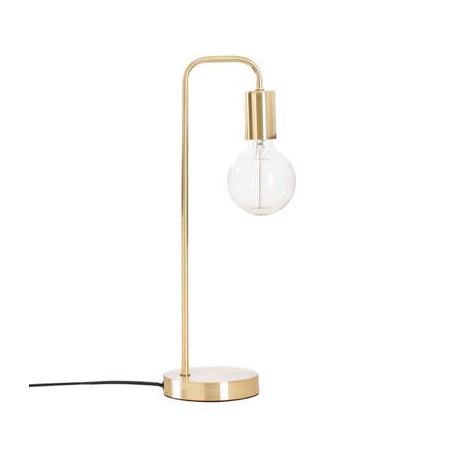 Lámpara sobremesa metal dorado E27 40W Keli