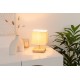 Lámpara sobremesa madera marfil E14 25W Toxey