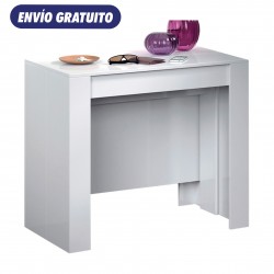 Mesa consola blanco 50-237x90cm