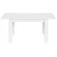 Mesa comedor extensible Kendra blanco 140-190x90cm