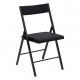 Silla plegable de metal terciopelo