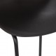 Taburete alto negro Otac