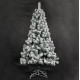 Árbol de navidad nevado 210cm