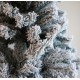 Árbol de navidad nevado 210cm