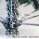 Árbol de navidad nevado 210cm