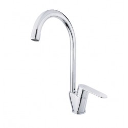 Grifo de cocina monomando caño alto Luca
