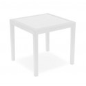 Mesa de polipropileno Ago 78x78cm blanco