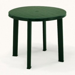 Mesa de resina 90cm Tondo verde