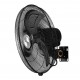 Ventilador de pared 50cm 120w negro