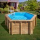 Piscina madera redonda Lili 208x107cm