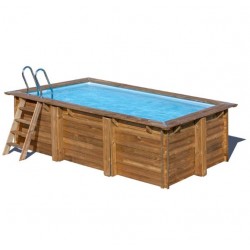 Piscina madera rectangular Marbella 420x270x117cm