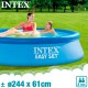 Piscina desmontable hinchable redonda con depuradora Easy set Intex