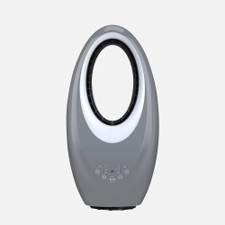Ventilador de pie sin aspas Canales con luces colores