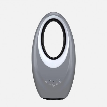 Ventilador de pie sin aspas Canales con luces colores