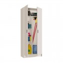 Armario multiusos 2p blanco escobero 73x37x180cm