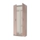 Armario multiusos 2p blanco escobero 73x37x180cm