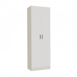Armario multiusos 2p blanco 59x37x180cm