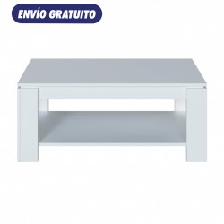 Mesa de centro elevable de melamina blanco artik Flow