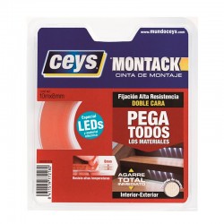 Cinta de doble cara Montack Ceys 8mm x 10mt