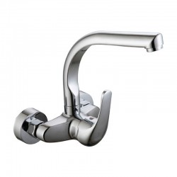 Grifo de cocina monomando pared alto