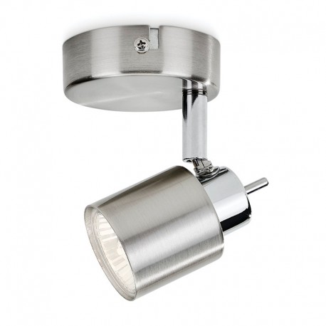 Foco de metal GU10 Meranti Philips cromo