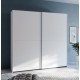Armario 2 puertas correderas 190x61x190cm blanco