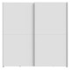 Armario 2 puertas correderas 190x61x190cm blanco