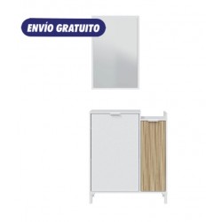 Recibidor Tempus blanco 77X24X91